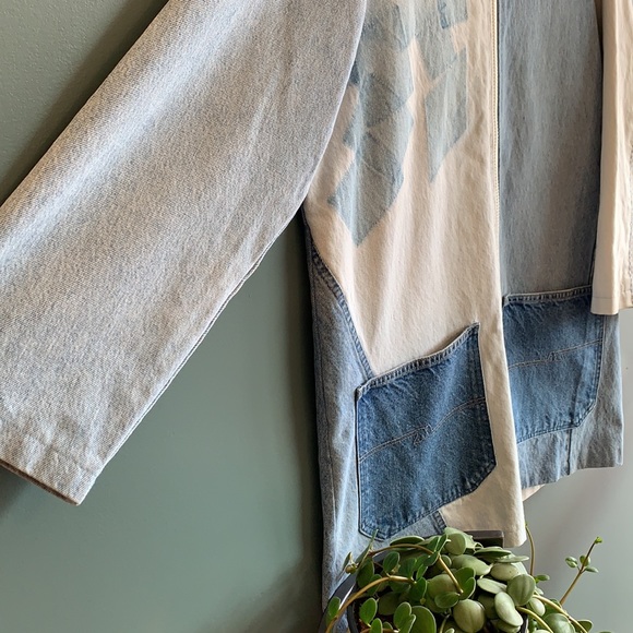 hand made jean jacket ! - Picture 2 of 9